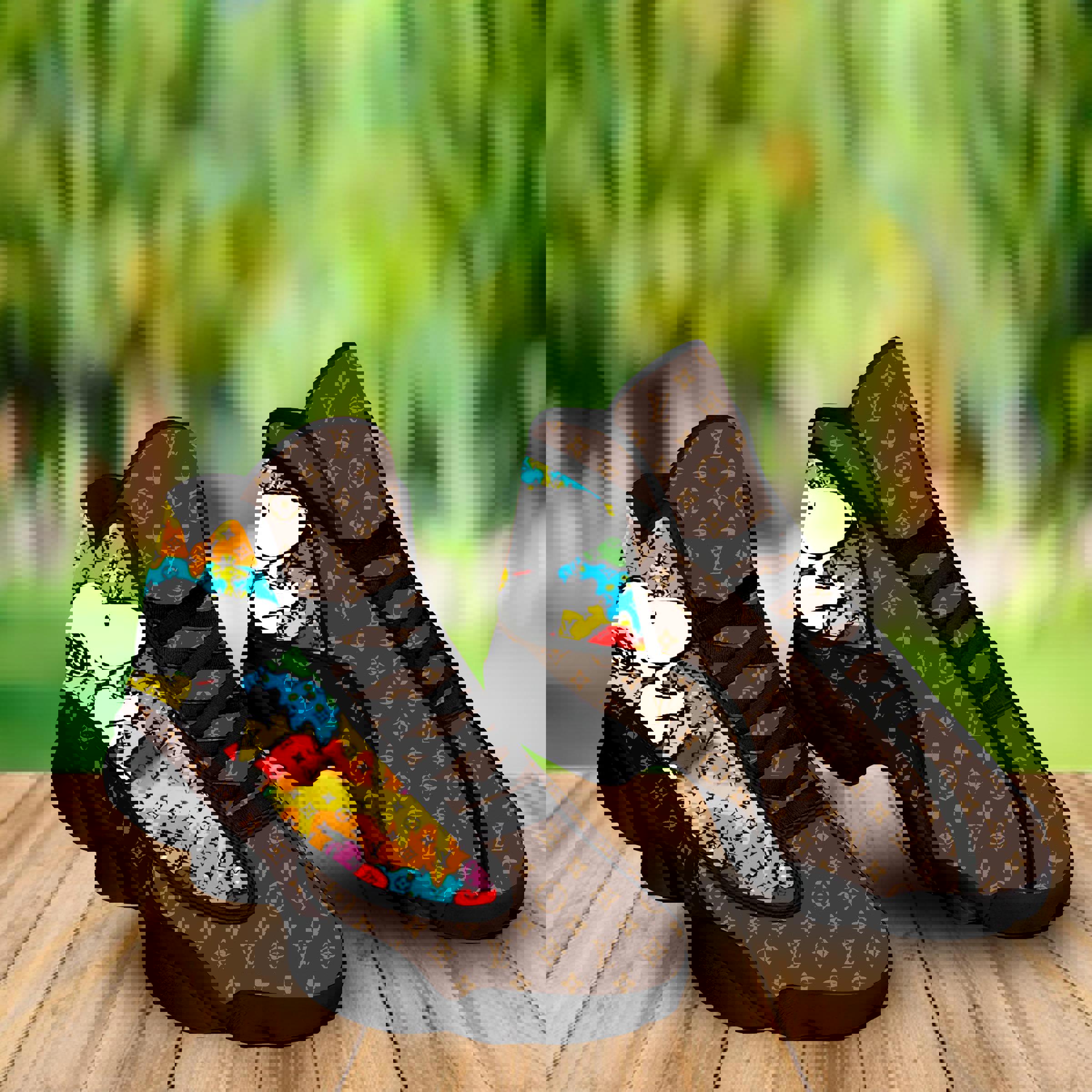 Louis Vuitton Air Jordan 13 Couture LV Sneaker Sneaker JD14299