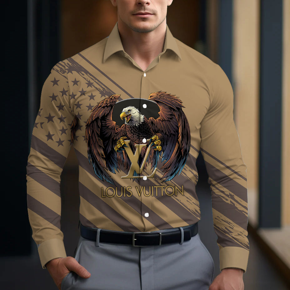Louis Vuitton Luxury Long Sleeve Button Shirt CCY-DRG0000220330