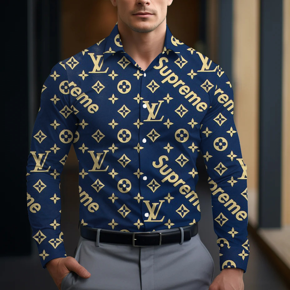 Louis Vuitton Luxury Long Sleeve Button Shirt CCY-DRG0000250402