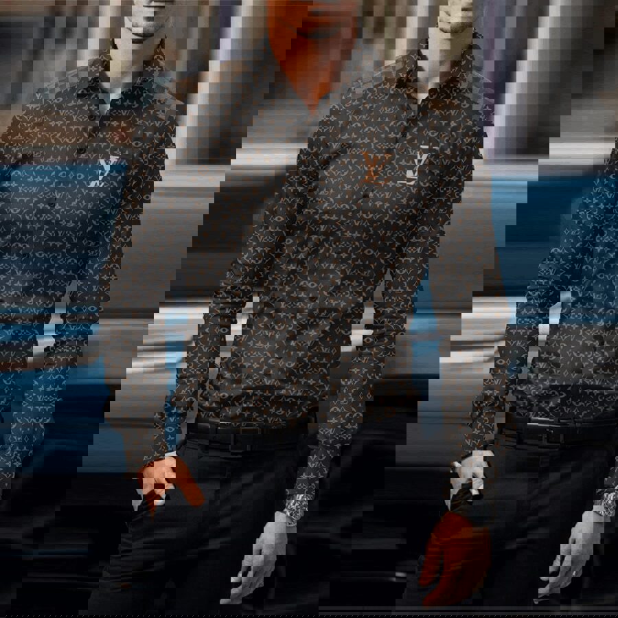 Louis Vuitton Luxury Long Sleeve Button Shirt CCY-PAC0002