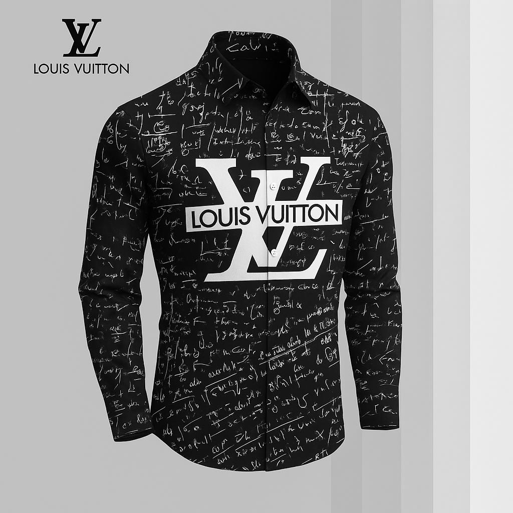 Louis Vuitton Premium Long Sleeve Button Shirt 2026 LX-SMLV202602