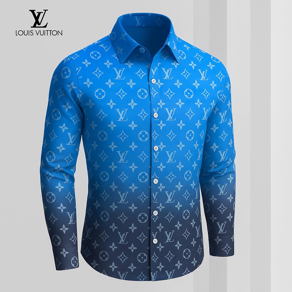 Louis Vuitton Premium Long Sleeve Button Shirt 2026 LX-SMLV2026032
