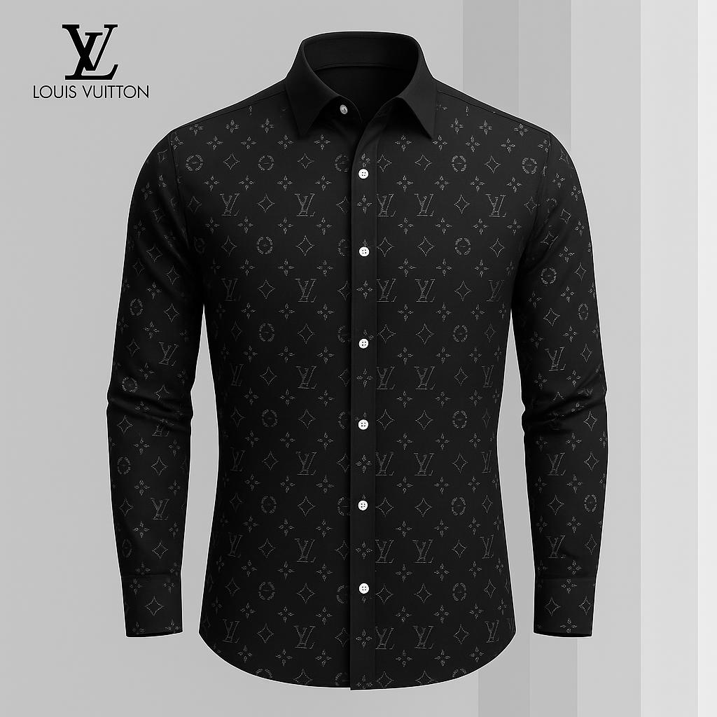 Louis Vuitton Premium Long Sleeve Button Shirt 2026 LX-SMLV2026038