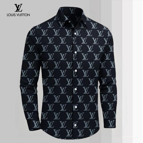Louis Vuitton Premium Long Sleeve Button Shirt 2026 LX-SMLV2026050