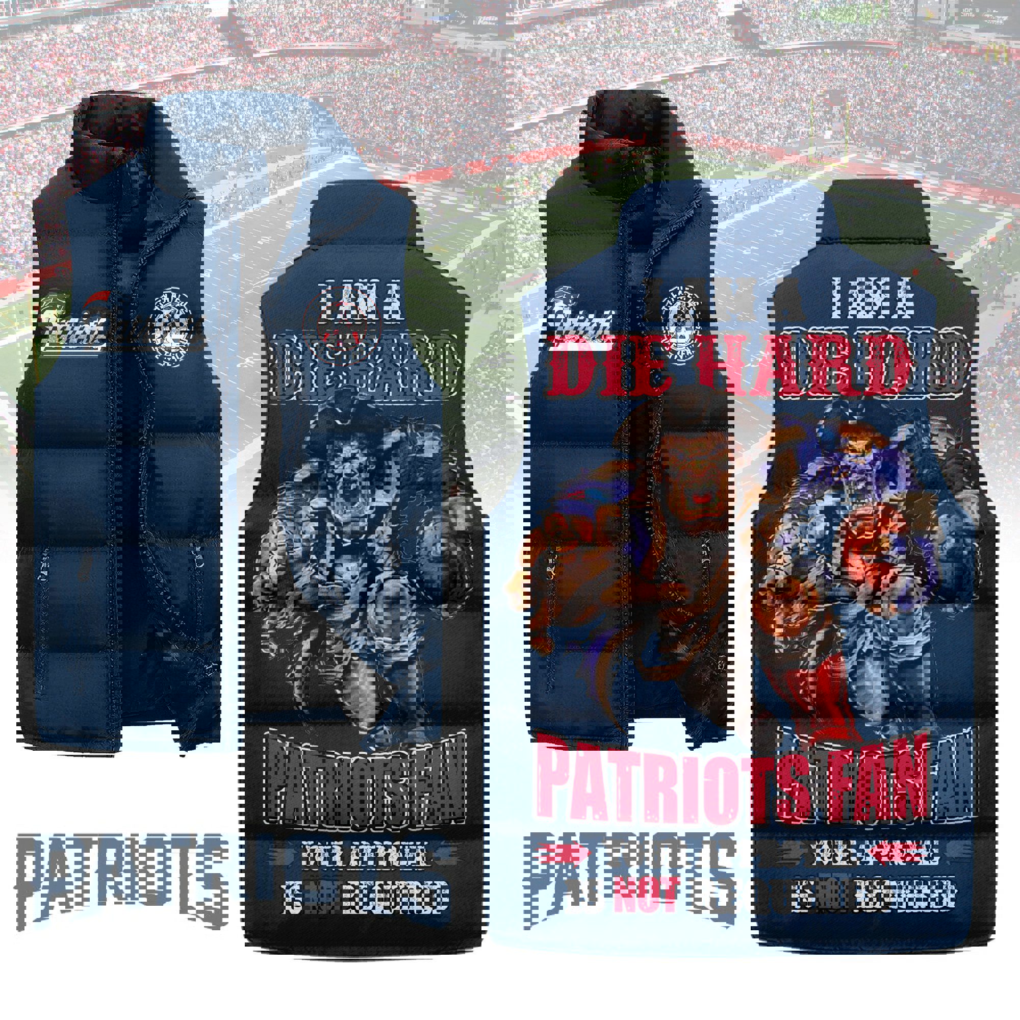 New England Patriots Sleeveless Coat Sleeveless Vest Gift For Fans CCS4205