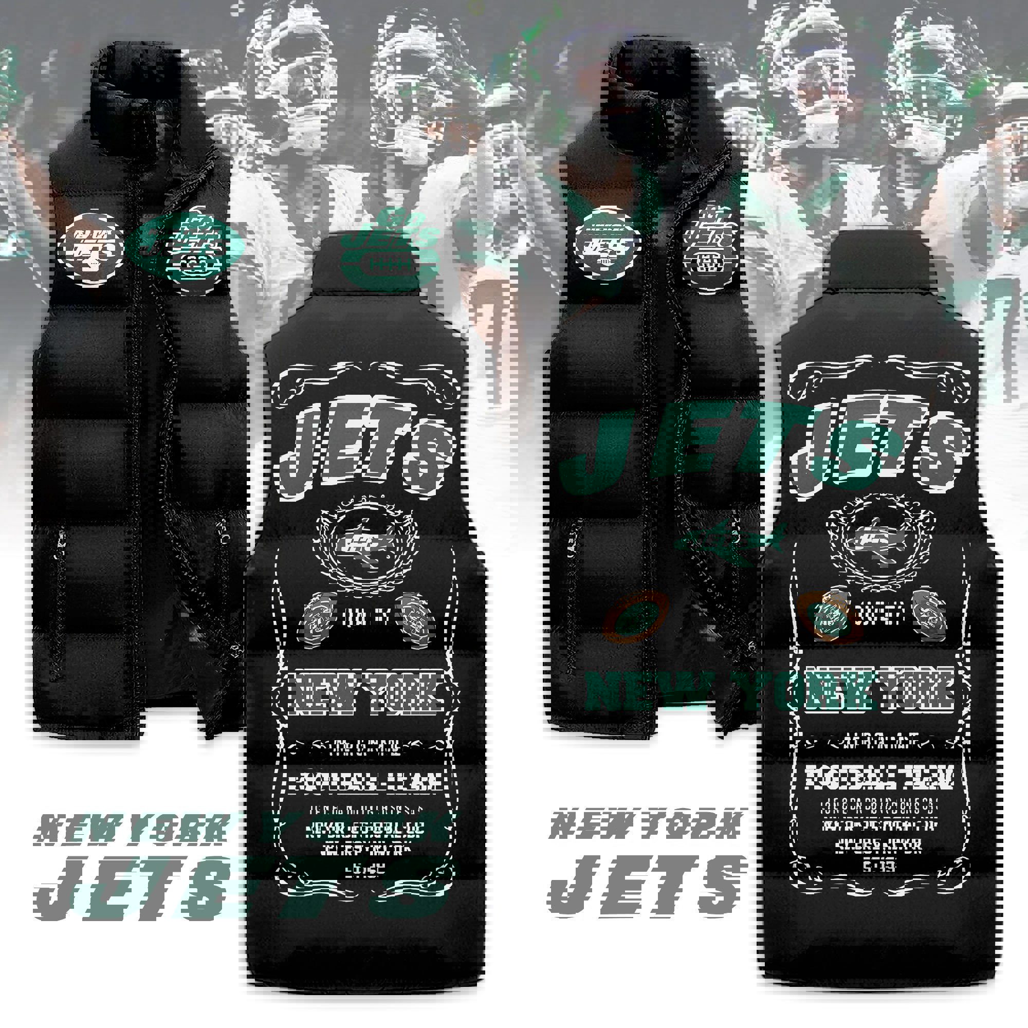 New York Jets Sleeveless Coat Sleeveless Vest Gift For Fans CCS4199