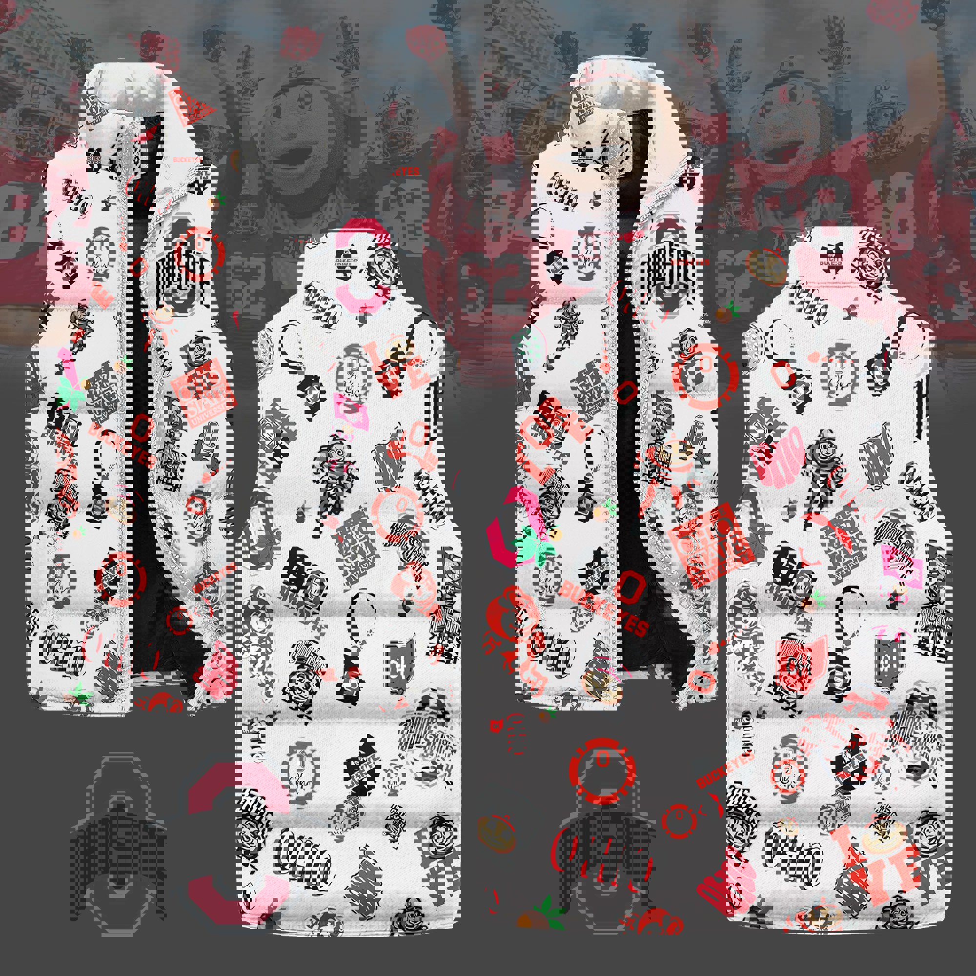 Ohio State Buckeyes baseball Sleeveless Coat Sleeveless Vest Gift For Fans
CCS4206