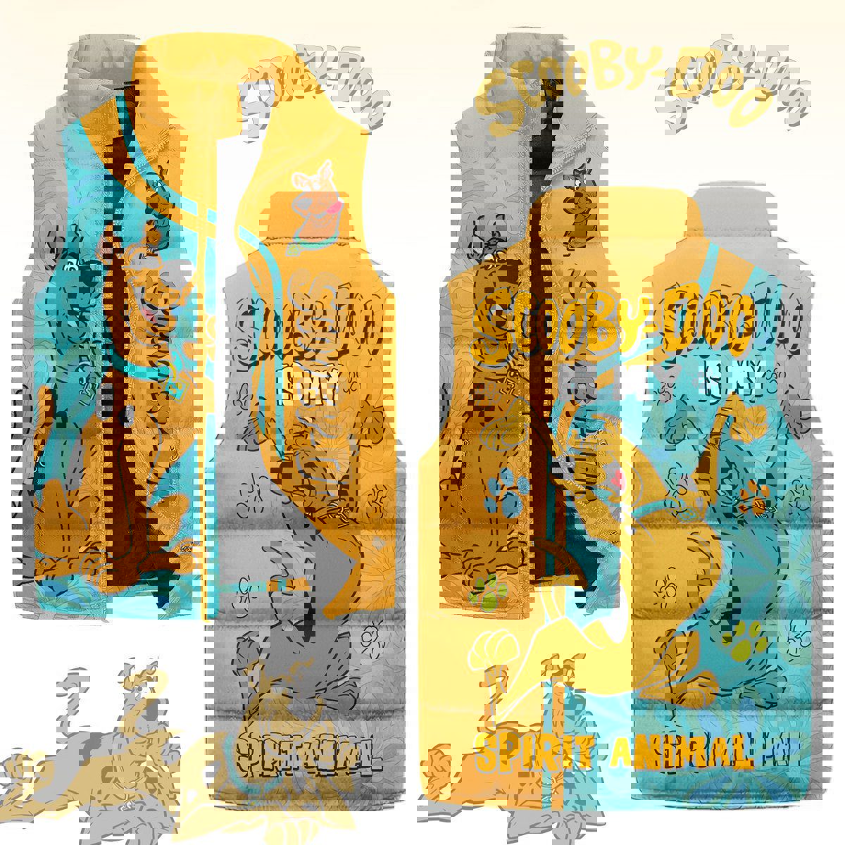 Scooby-Doo Sleeveless Coat Sleeveless Vest Gift For Fans