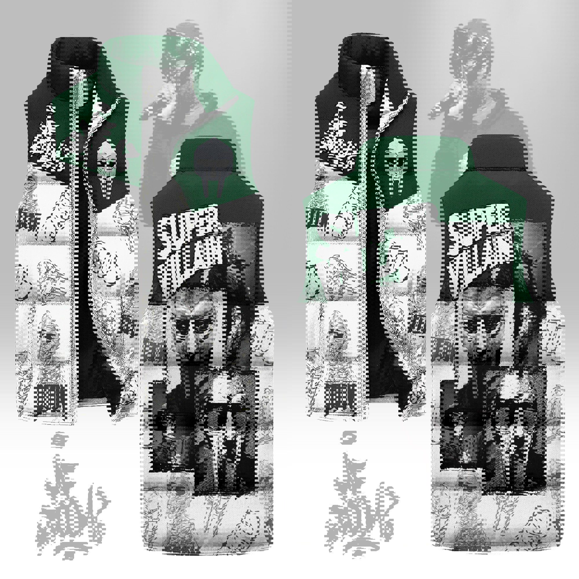 Super Villain MF Doom Sleeveless Coat Sleeveless Vest Gift For Fans CCS4224