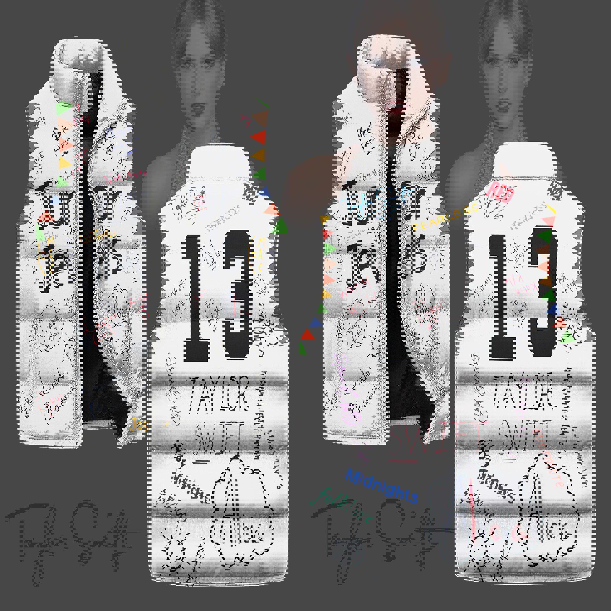 Taylor Swift Sleeveless Coat Sleeveless Vest Gift For Fans CCS4238