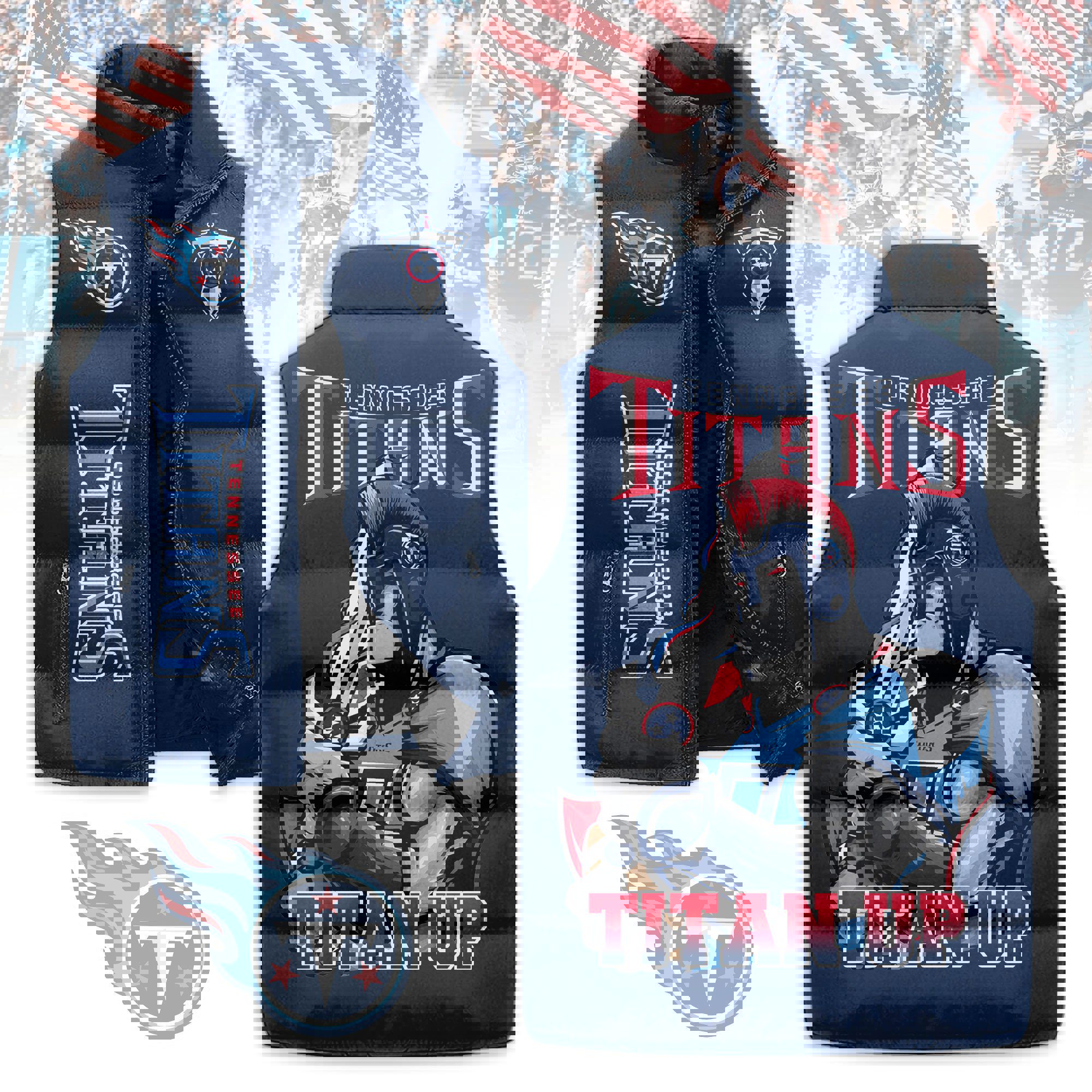 Tennessee Titans Sleeveless Coat Sleeveless Vest Gift For Fans CCS4196