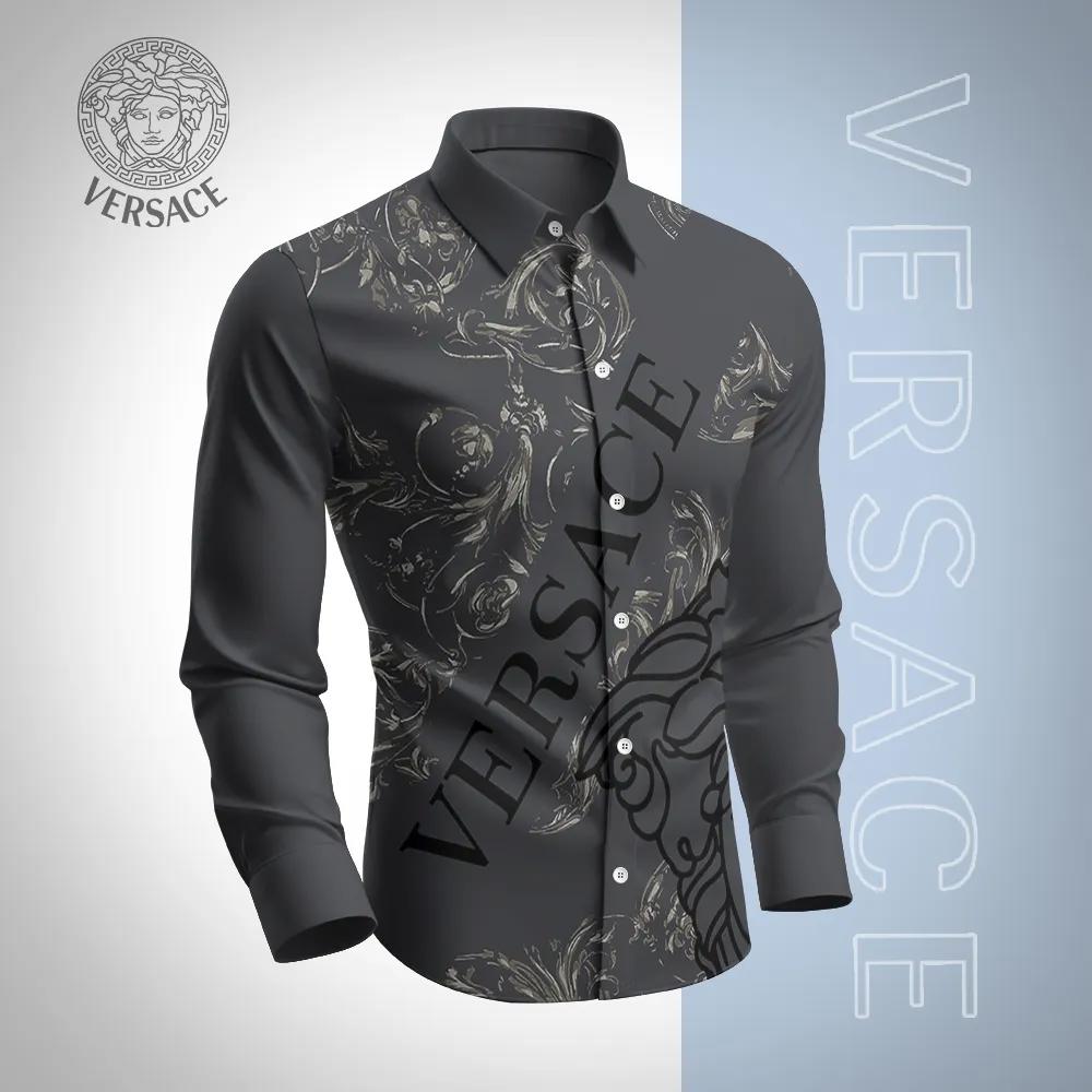 VERSACE Premium Long Sleeve Button Shirt 2026 LUX-CCY-0508U2IHK
