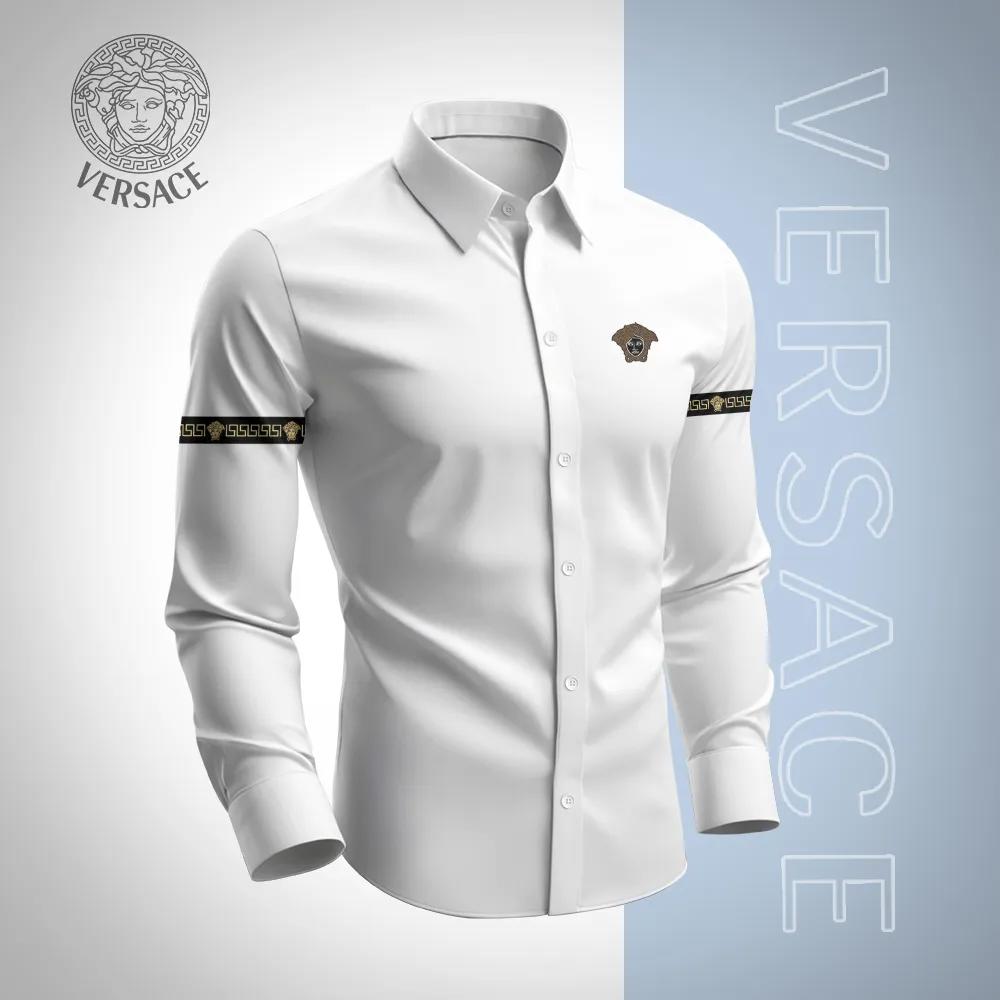 VERSACE Premium Long Sleeve Button Shirt 2026 LUX-CCY-0AF8HCRAM