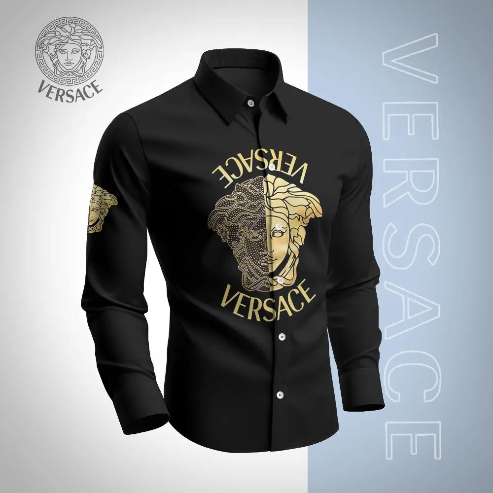 VERSACE Premium Long Sleeve Button Shirt 2026 LUX-CCY-0PVGBYGRM
