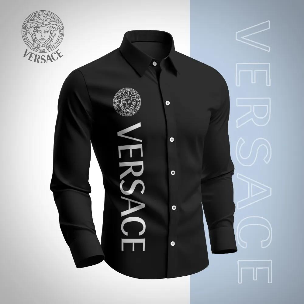 VERSACE Premium Long Sleeve Button Shirt 2026 LUX-CCY-0QSX3KSFO