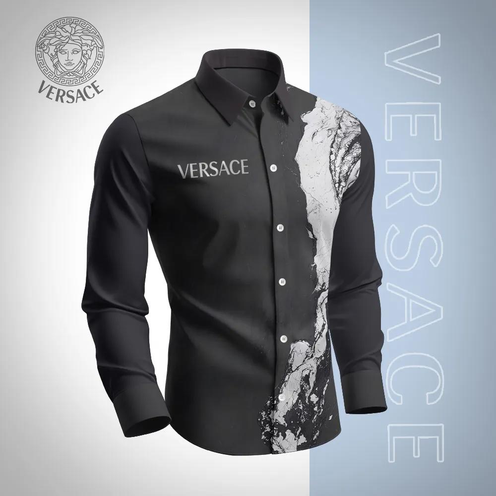 VERSACE Premium Long Sleeve Button Shirt 2026 LUX-CCY-0WBQUMBCZ
