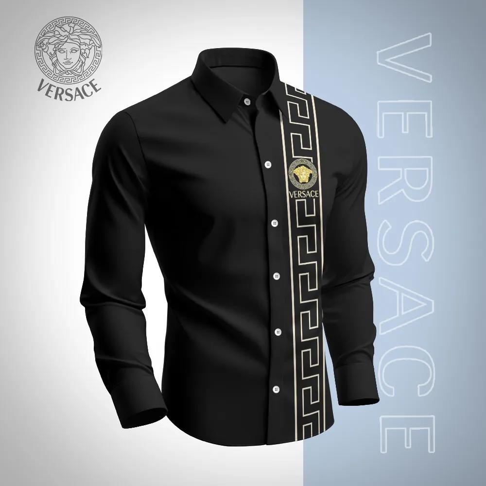VERSACE Premium Long Sleeve Button Shirt 2026 LUX-CCY-0XFDD4HYD