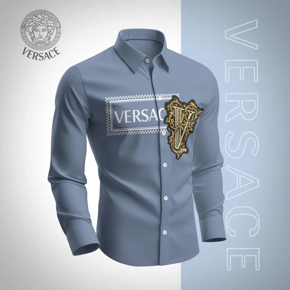 VERSACE Premium Long Sleeve Button Shirt 2026 LUX-CCY-0YXSB7LMR