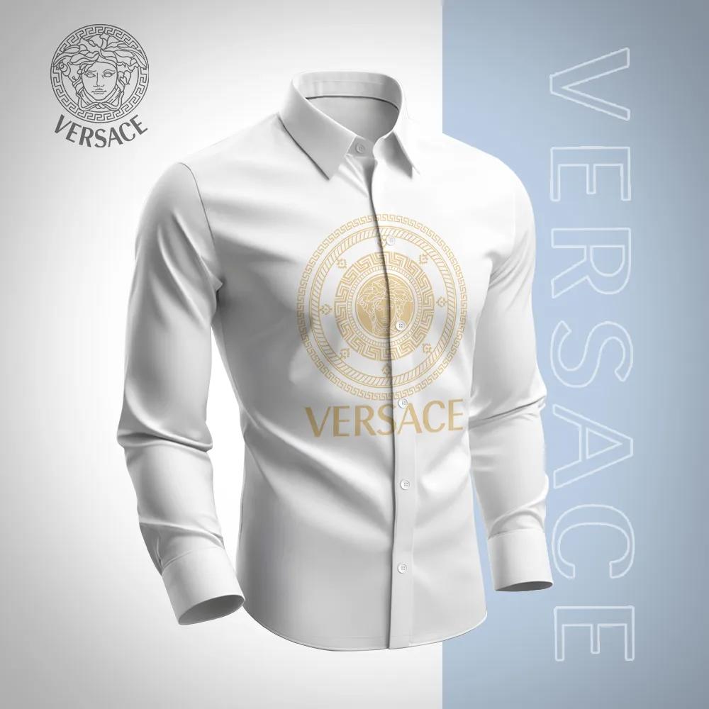 VERSACE Premium Long Sleeve Button Shirt 2026 LUX-CCY-0YZZVDCB8