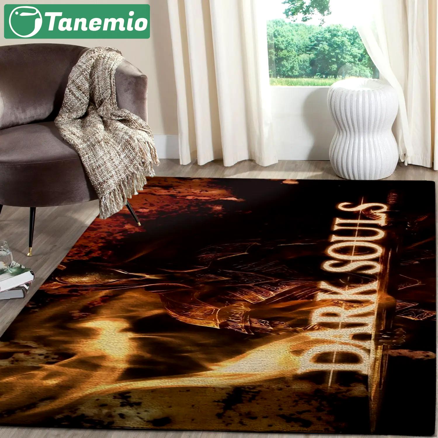 Dark sould remastered gaming area rugs living room carpet fn150107 rug regtangle carpet floor decor home decor Rectangle Rug