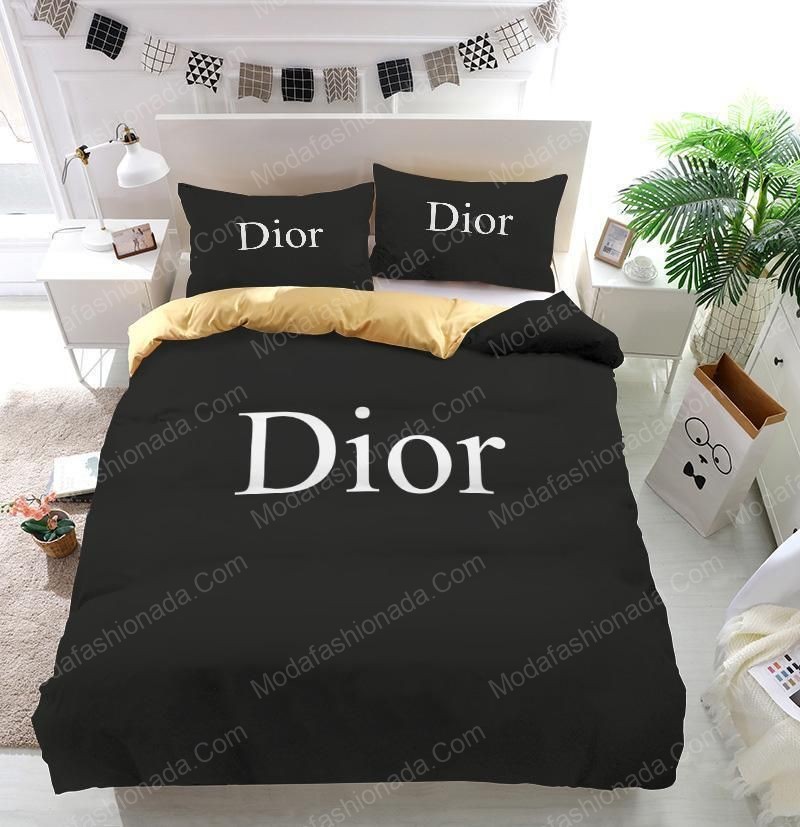 Christian dior logo brands 4 bedding set