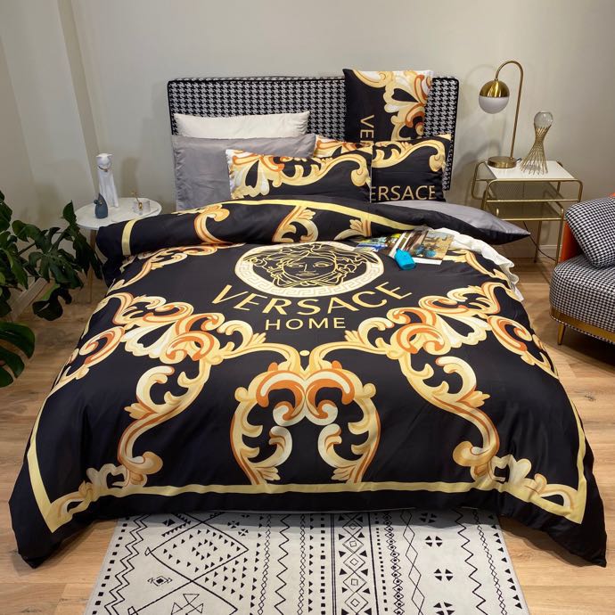 Versace HOME Black & Gold Bedding Set