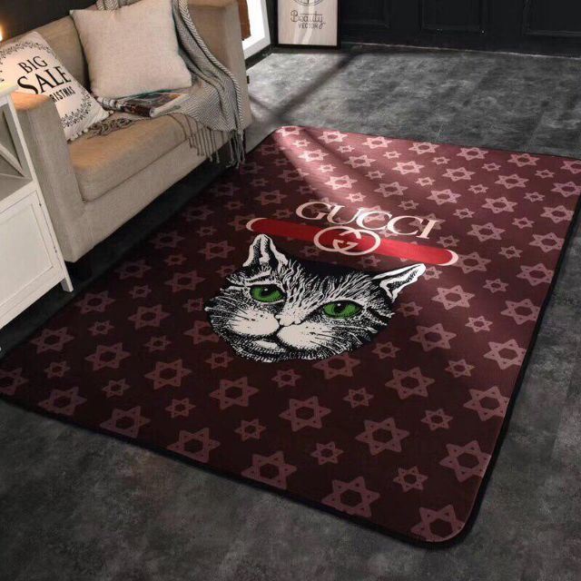 Gucci cat gucci rug home for living room