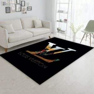 Louis vuitton logo area rug carpet v2