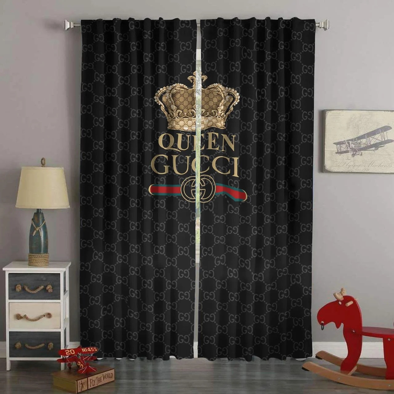 Luxurious brand living room curtain