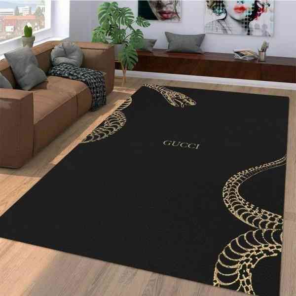 Royal gucci snake gucci area rug home decor