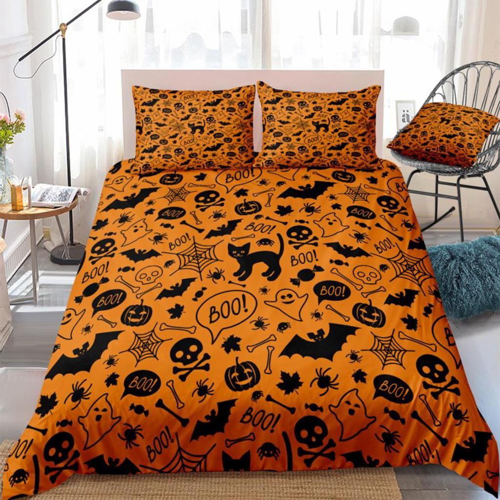 Halloween Bedding Set – Spooky & Cozy Nights
