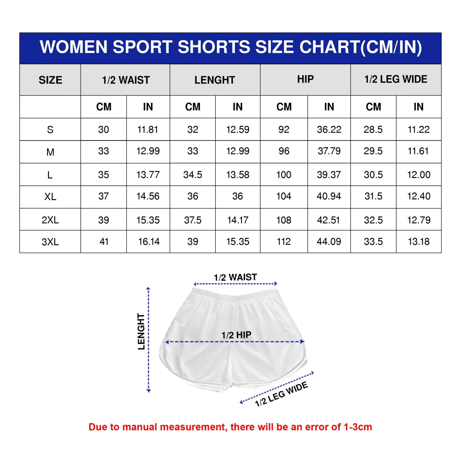 3D Women's Sport Shorts