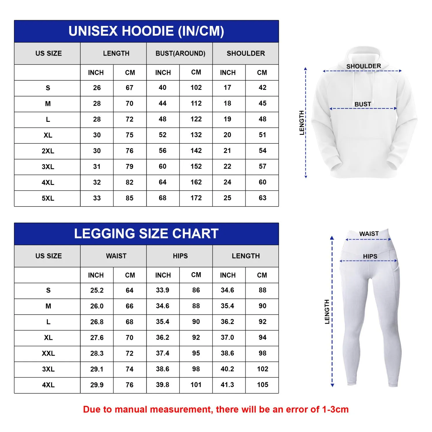 3D Hoodie and Leggings Set