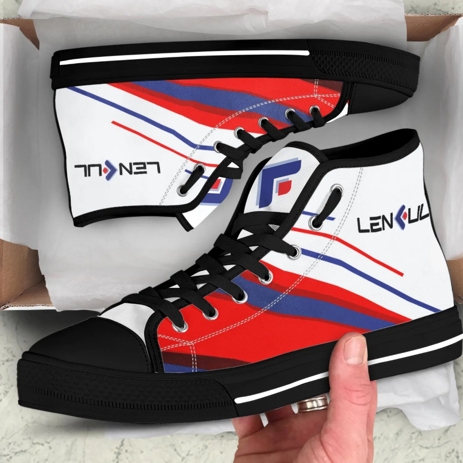 High Top Canvas Shoes