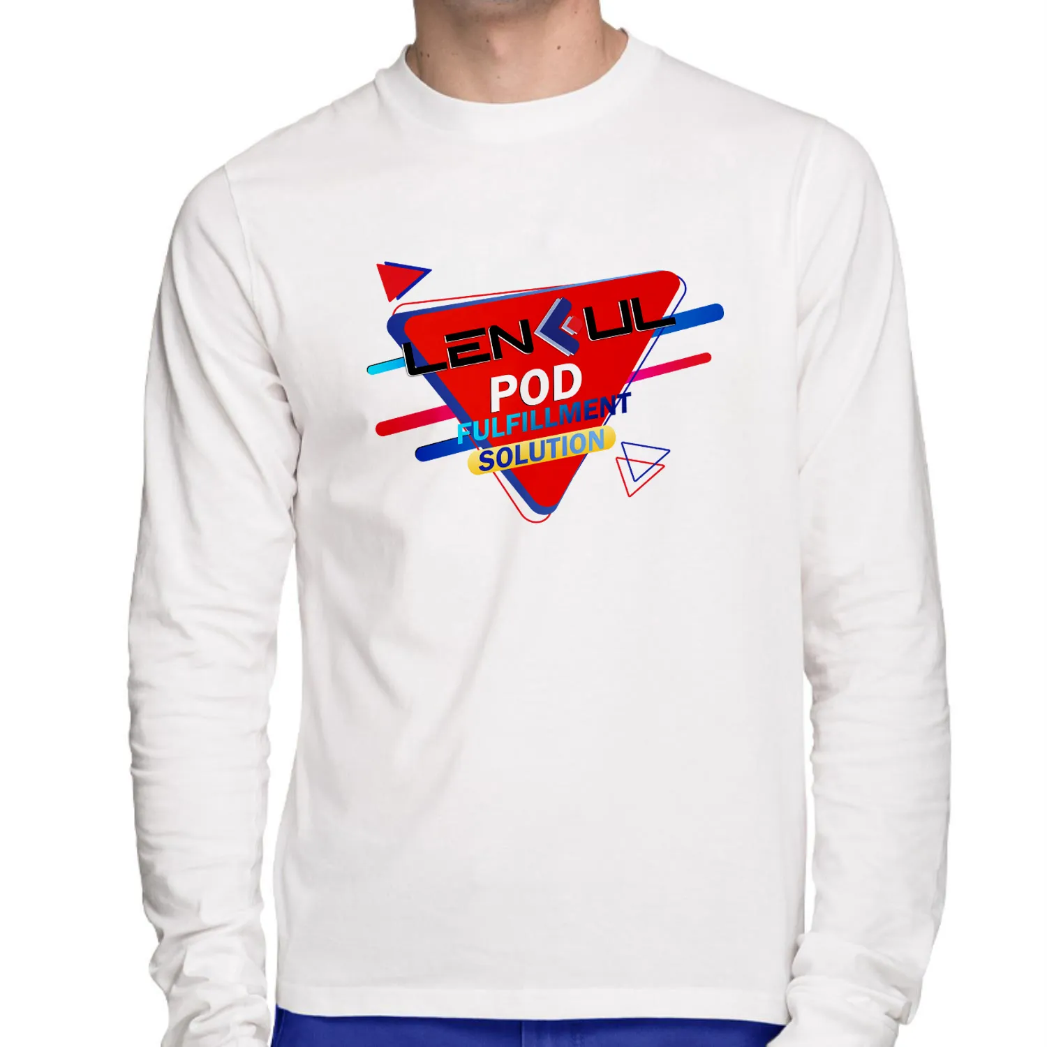 US Long Sleeve T-Shirt 2D (DTF)