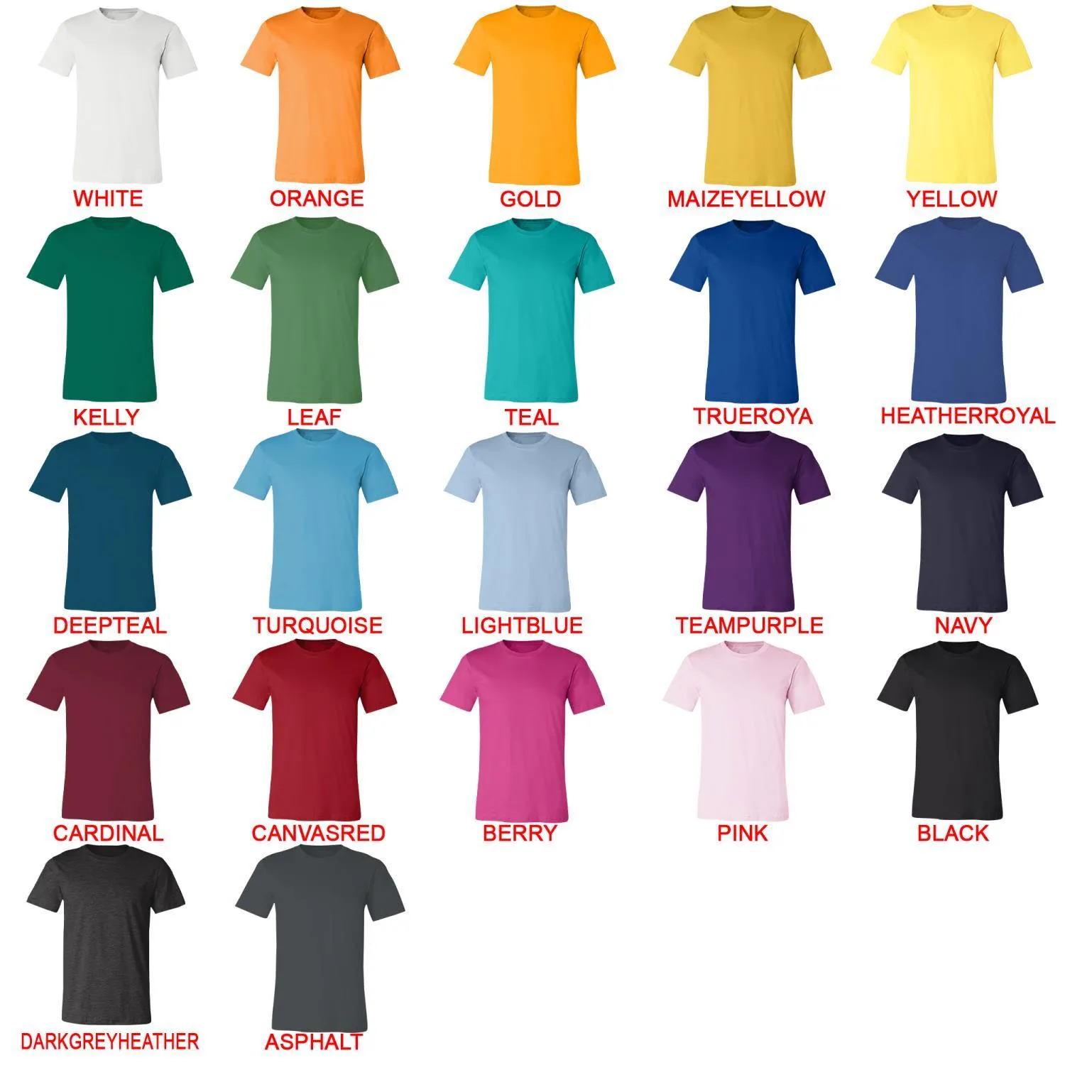 US Bella Canvas Unisex T-Shirt (DTF)