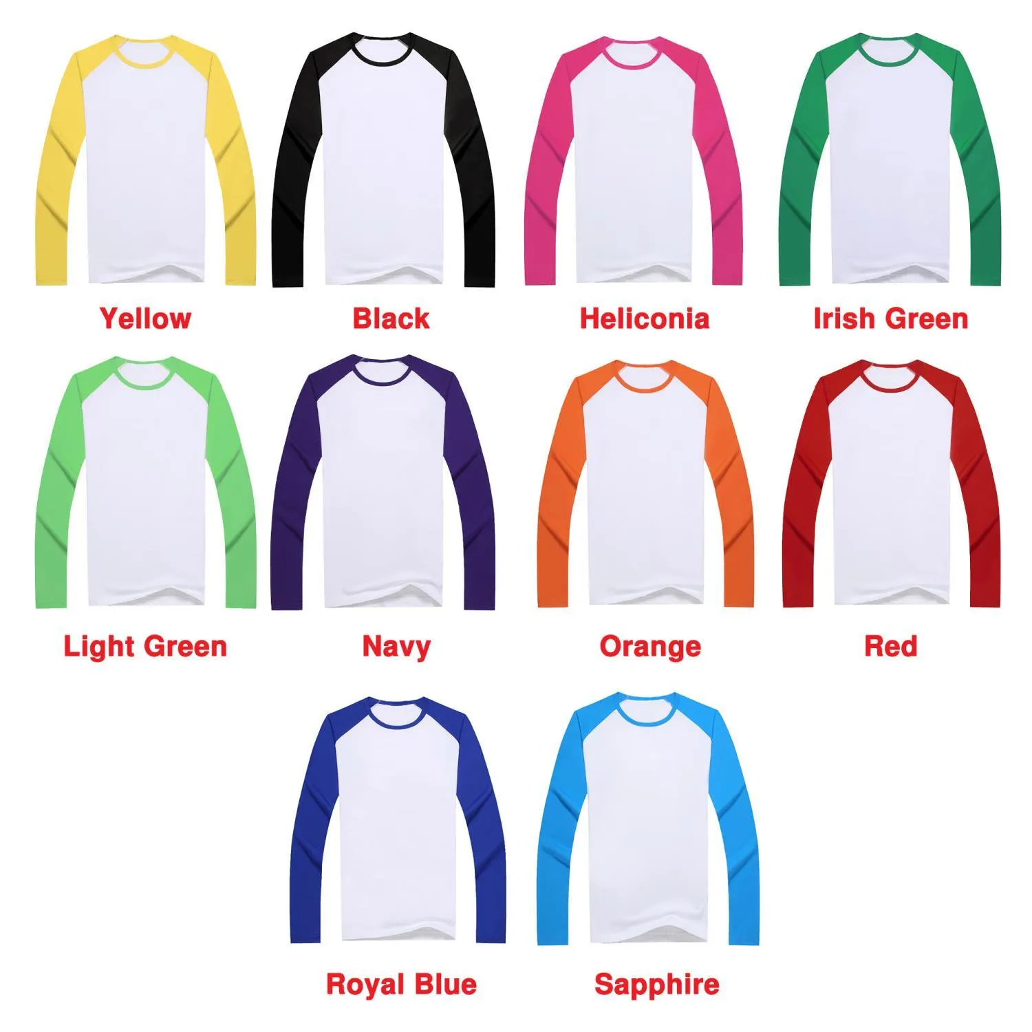 2D Raglan Shirt (3/4 Sleeves)