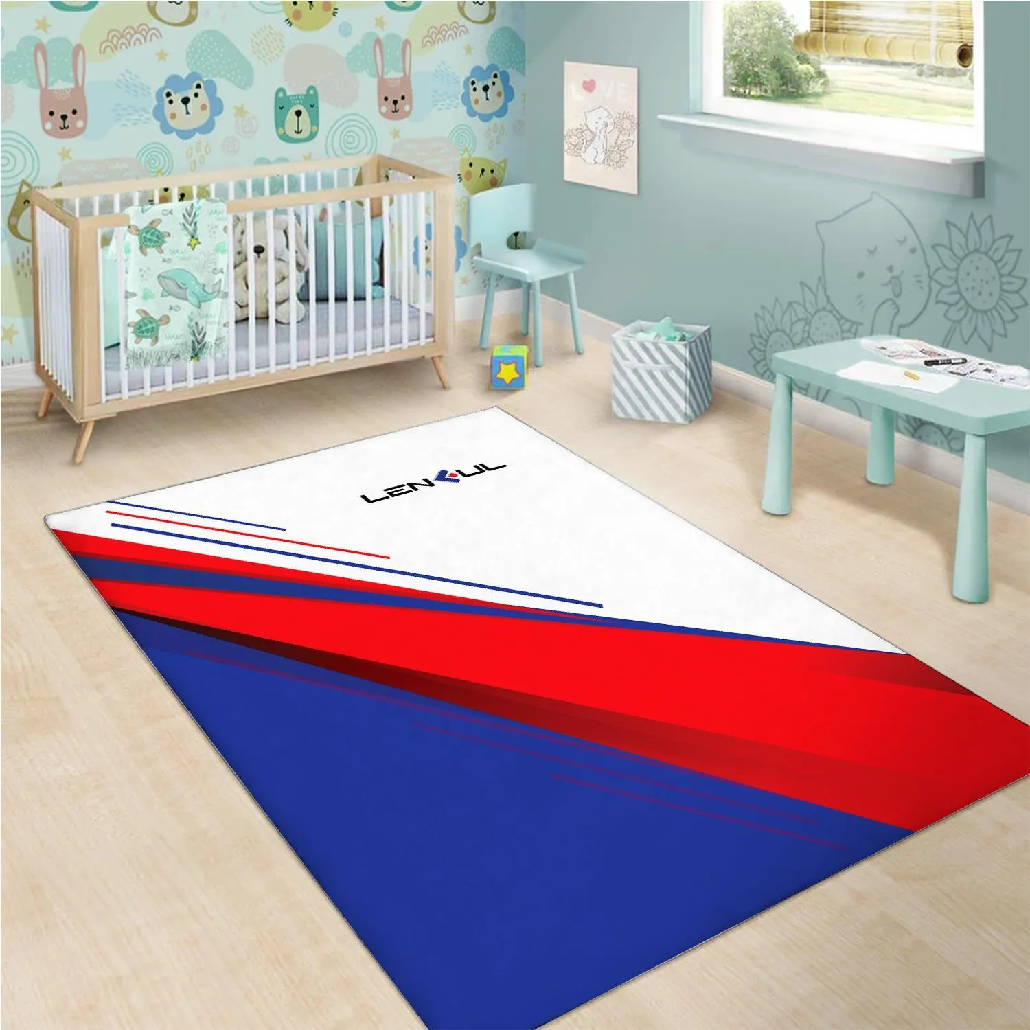 Rectangle Area Velvet Rug