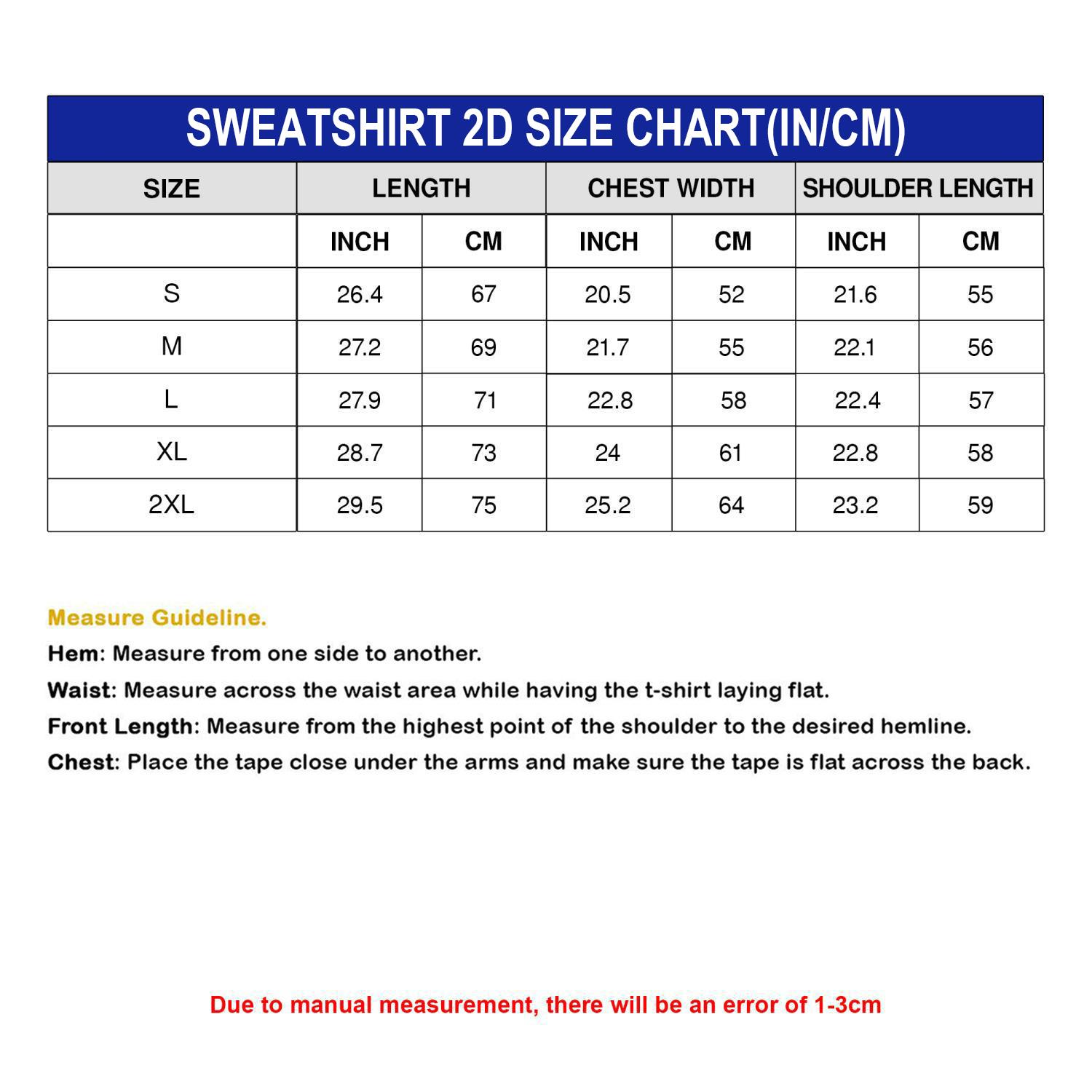 2D Sweatshirt (AS Size)