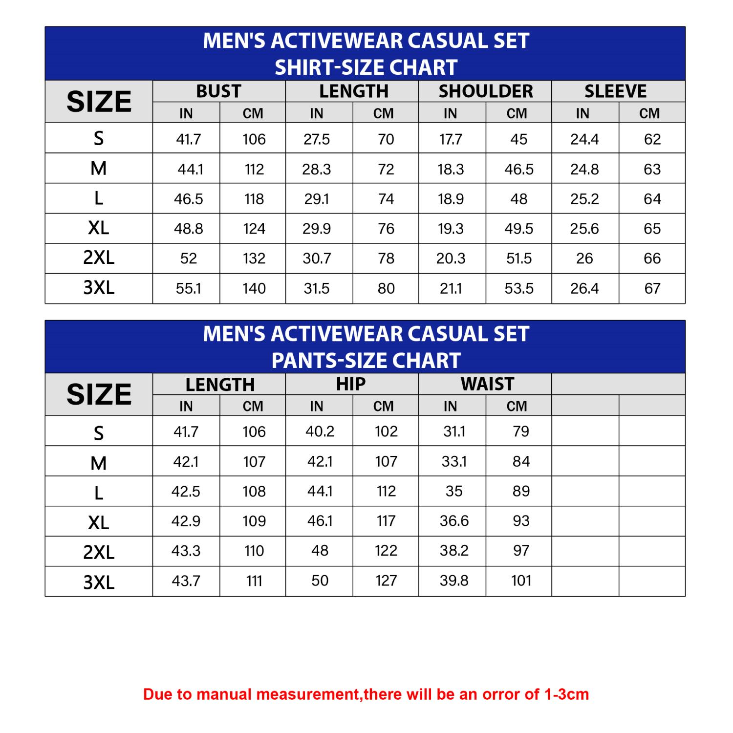 Men's Activewear Casual Set