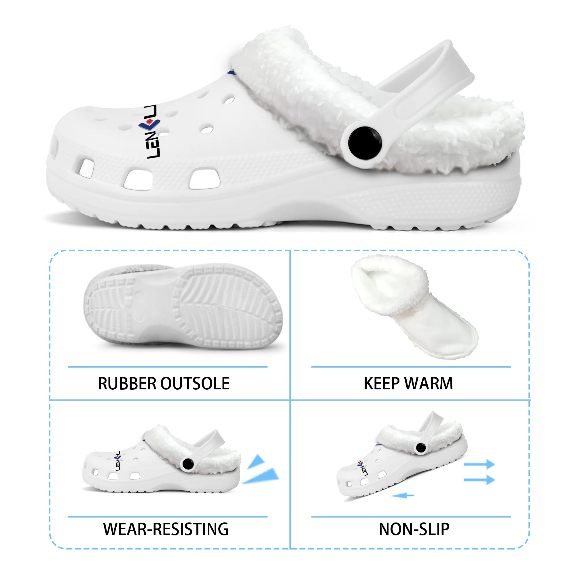 3D Fleece Crocs
