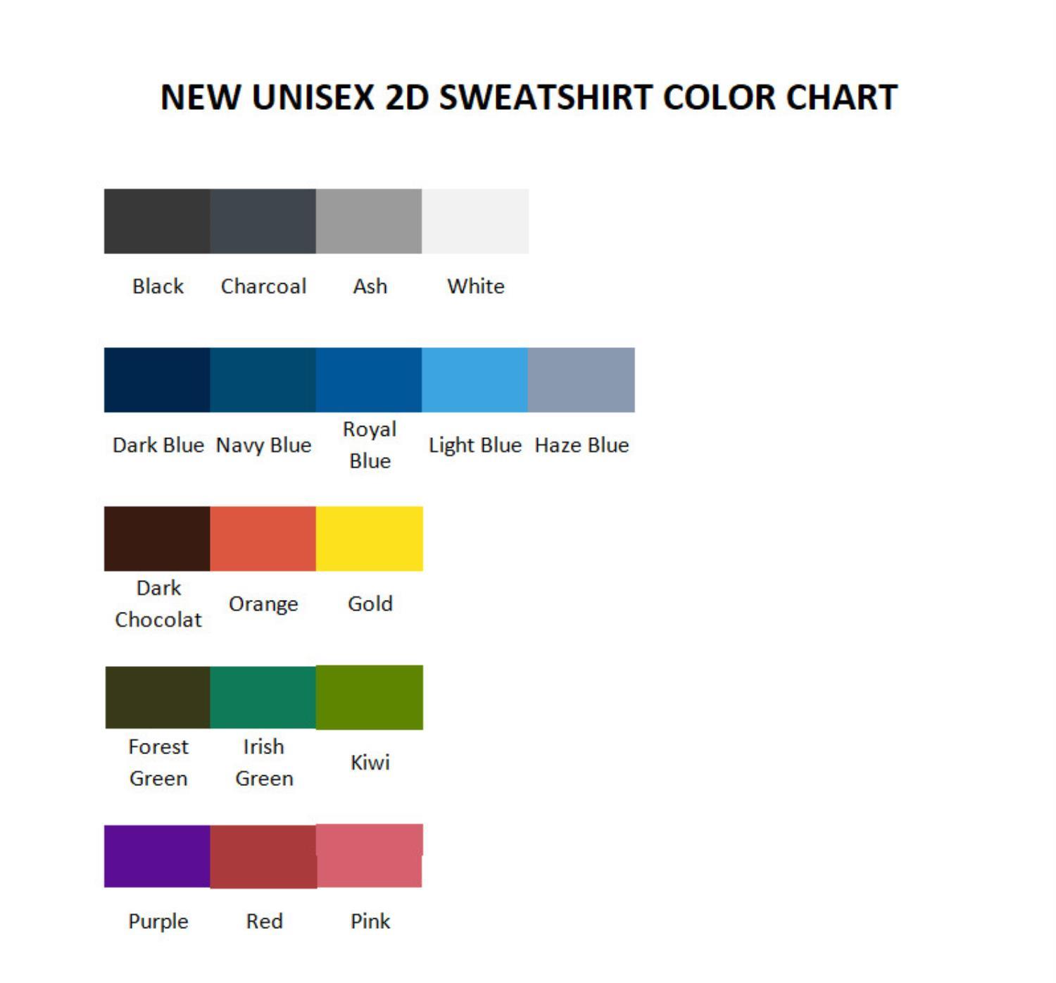 2D Sweatshirt (US Size)