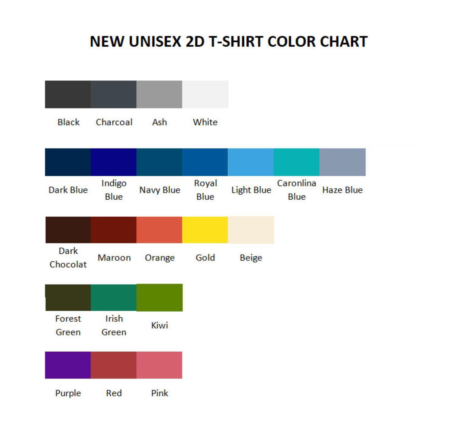 2D T-Shirt (US Size)