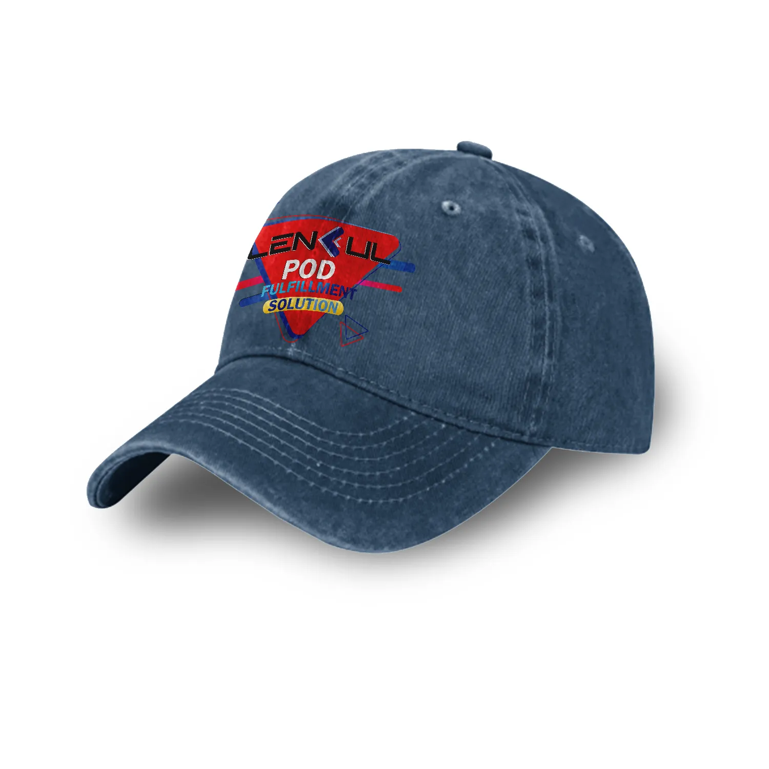 2D Denim Cap 