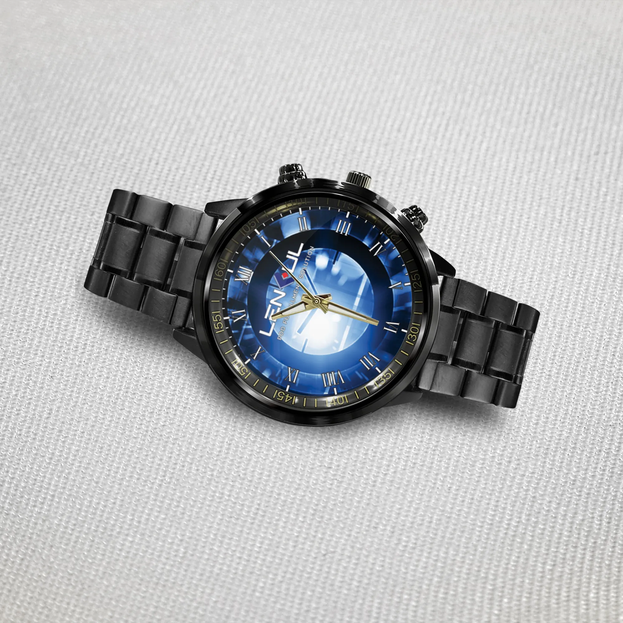 Black Stainless Steel Watch