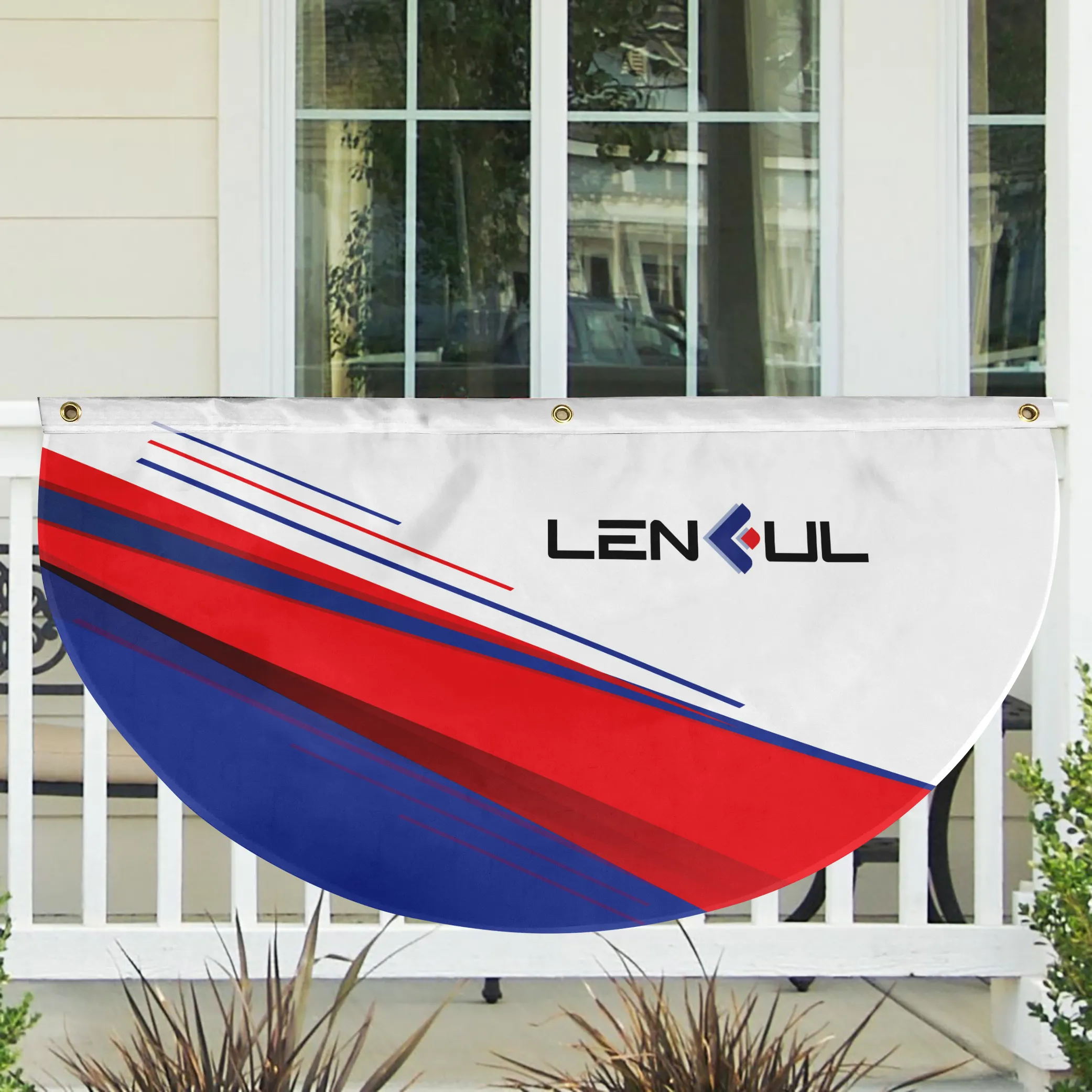 Non-Pleated Fan Flag