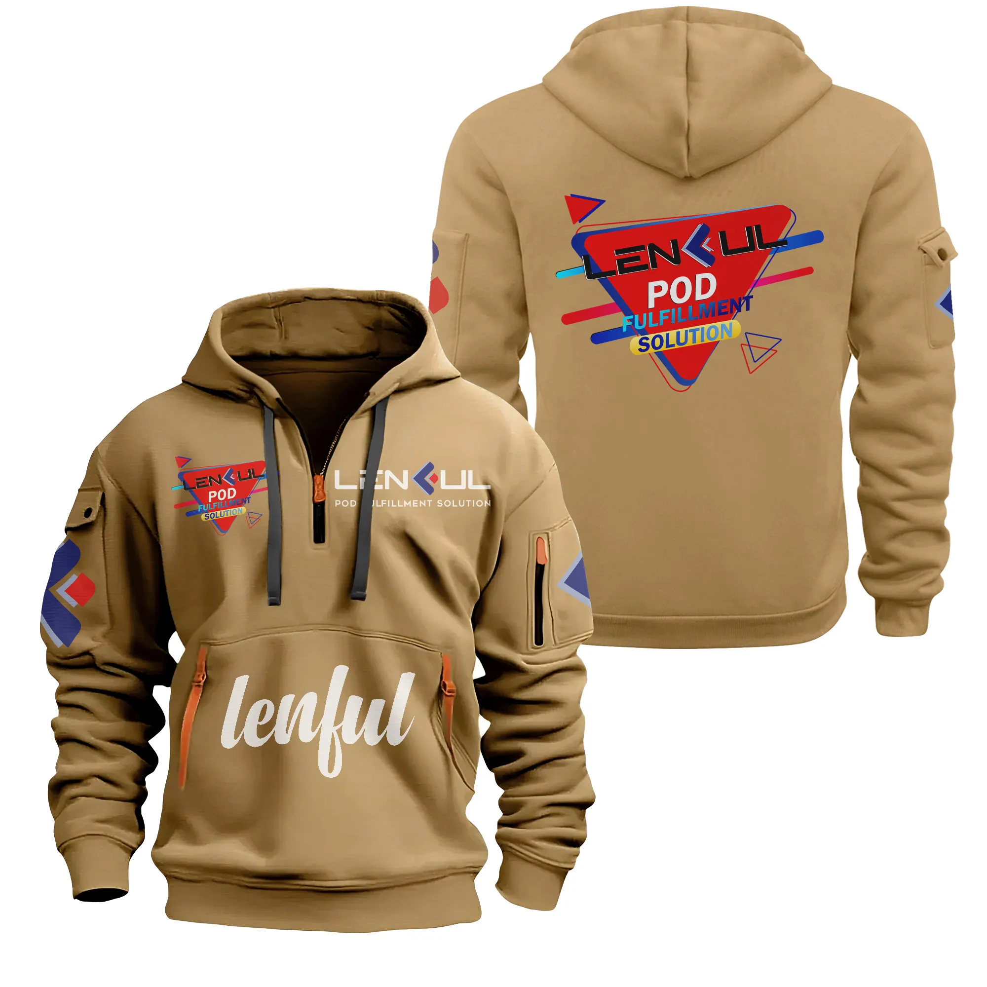 2D Quarter Zip Hoodie