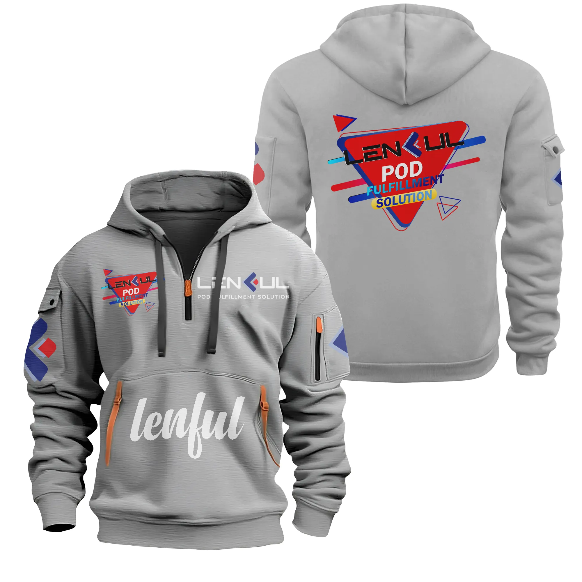 2D Quarter Zip Hoodie