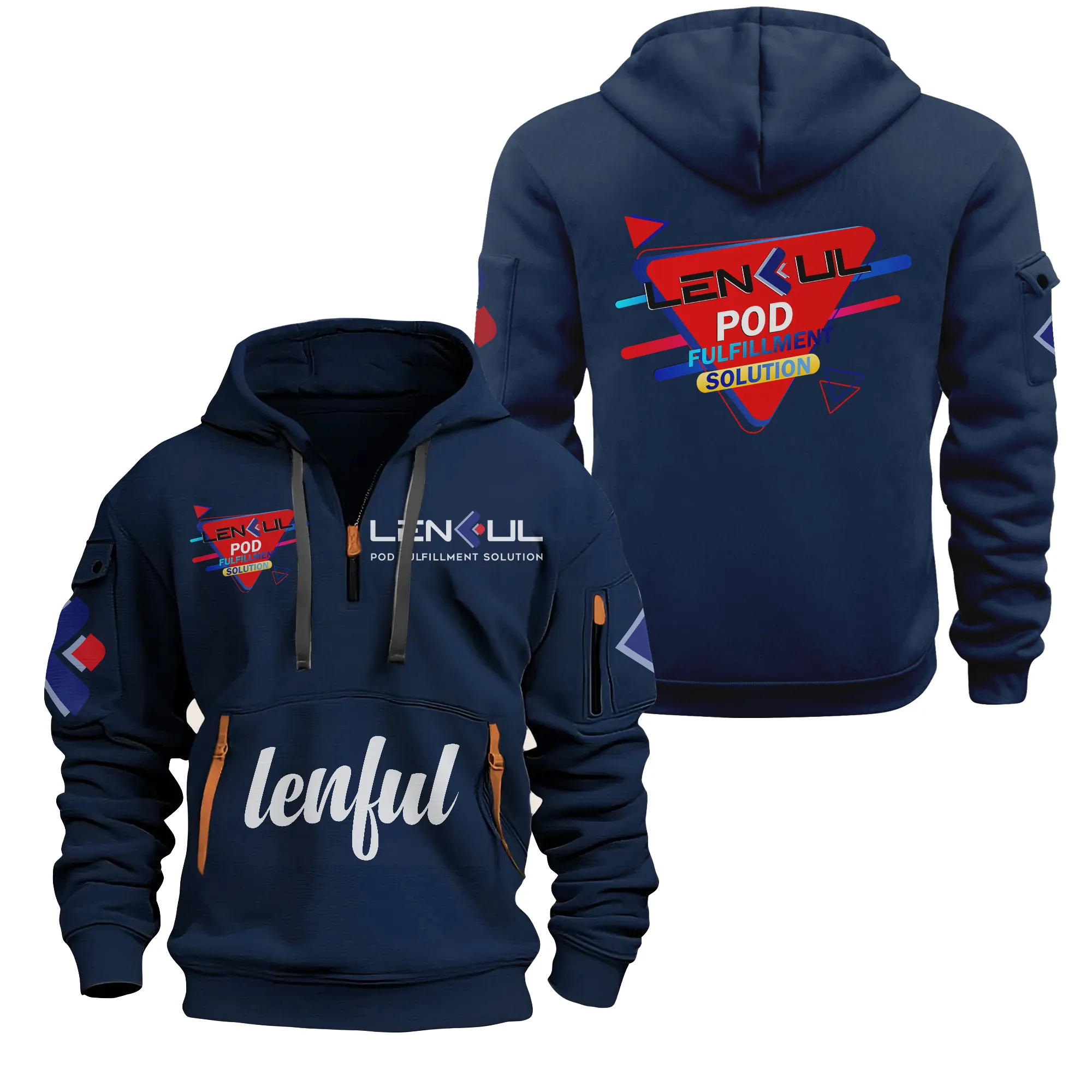 2D Quarter Zip Hoodie