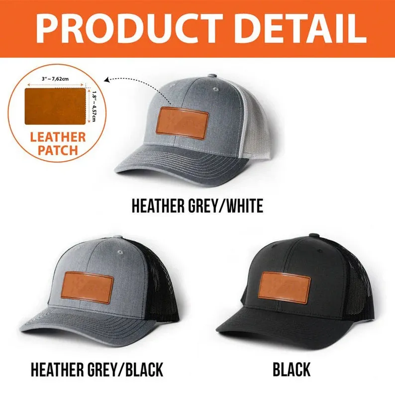 Custom Leather Patch Hat